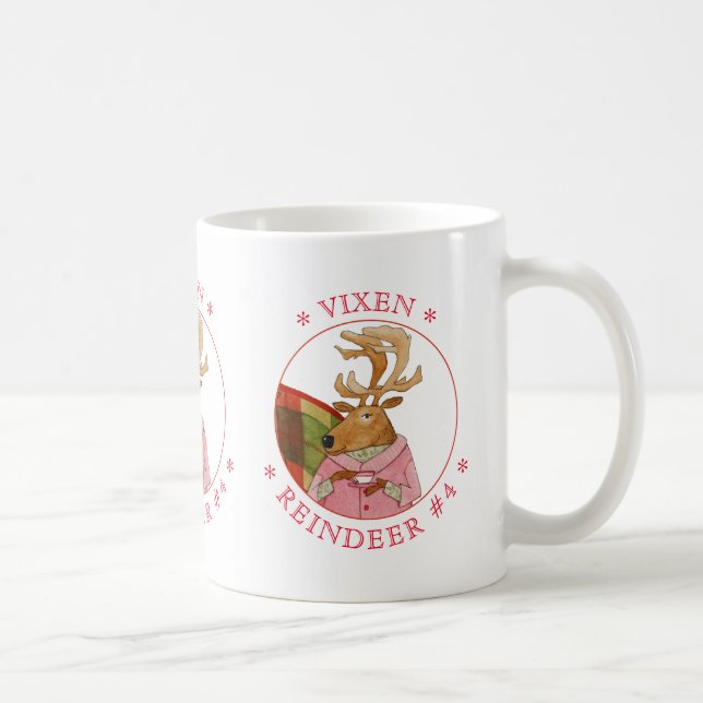 VIXEN REINDEER White Mug (Right)