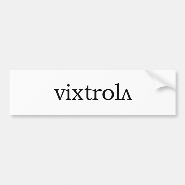 vixtrola sticker (Front)