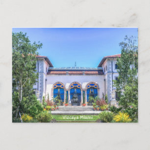 Vizcaya Miami Postcard