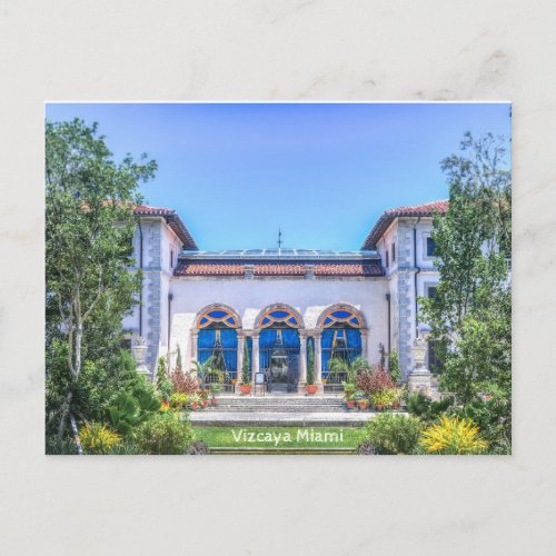 Vizcaya Miami Postcard