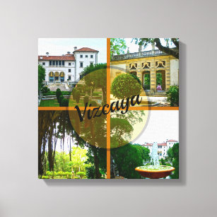 Vizcaya Museum and Botanical Garden Miami Florida Canvas Print