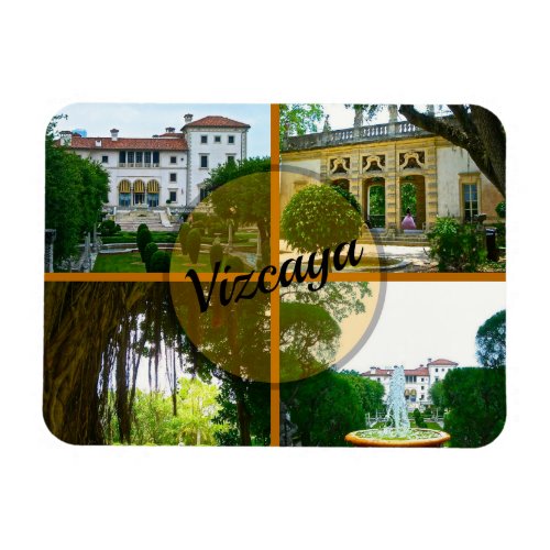 Vizcaya Museum and Botanical Garden Miami Florida Magnet