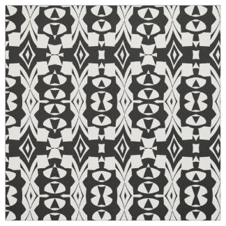 Vizier Black and White Fabric