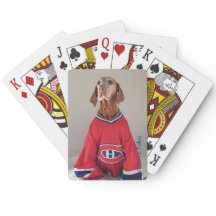 Vizlsa Montreal Canadians Hockey Playing Cards
