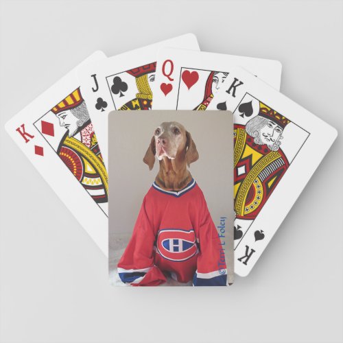 Vizlsa Montreal Canadians Hockey Playing Cards