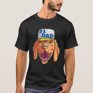Vizsla 1 Dad Father's Day T-Shirt
