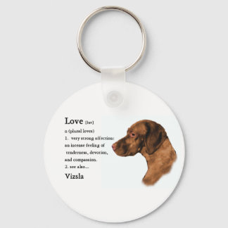 Vizsla Art Gifts Keychain