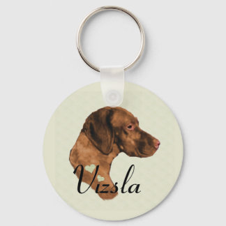 Vizsla Art Gifts Keychain