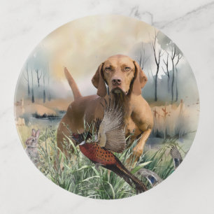 Vizsla  , Art  Trinket Tray