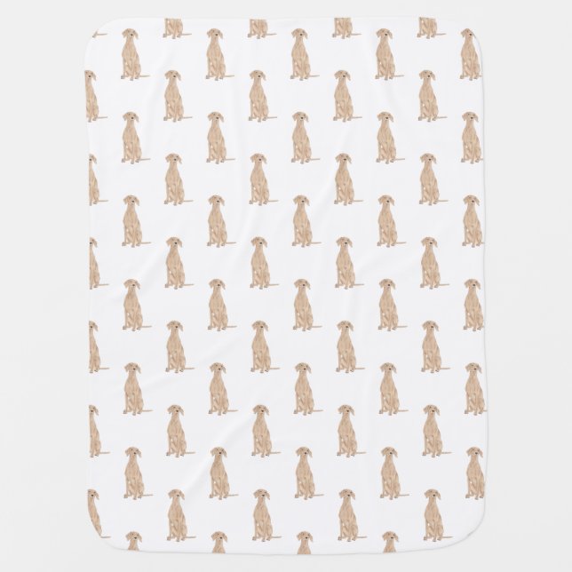 Vizsla Baby Blanket (Front)