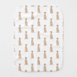 Vizsla Baby Burp Cloth
