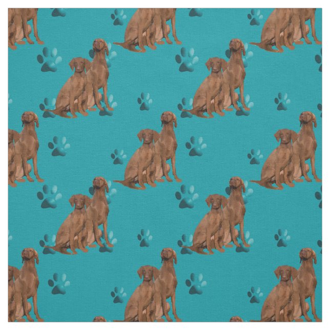 Vizsla blue fabric (Swatch)