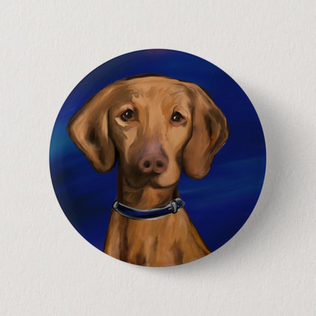 Vizsla Button (Front)