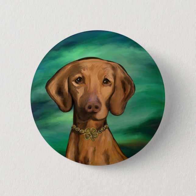 Vizsla Button (Front)