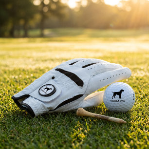 Vizsla Cabretta Leather Golf Glove Dog Dad Gift