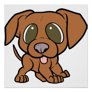 vizsla cartoon poster