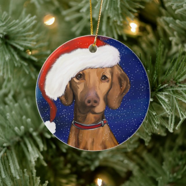 Vizsla Ceramic Ornament (Tree)