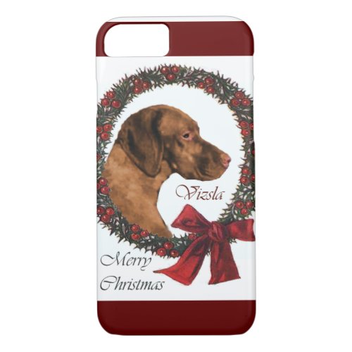 Vizsla Christmas iPhone 87 Case