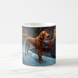 Vizsla Christmas Festive Season Coffee Mug