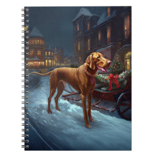 Vizsla Christmas Festive Season Notebook