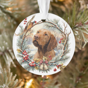 Vizsla Christmas Ornament
