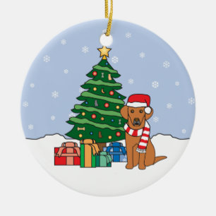 Vizsla Christmas Ornament