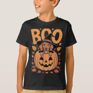 Vizsla Costume On Pumpkin Halloween Vizsla T-Shirt
