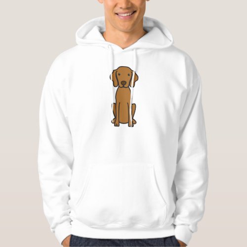 Vizsla Dog Cartoon Hoodie