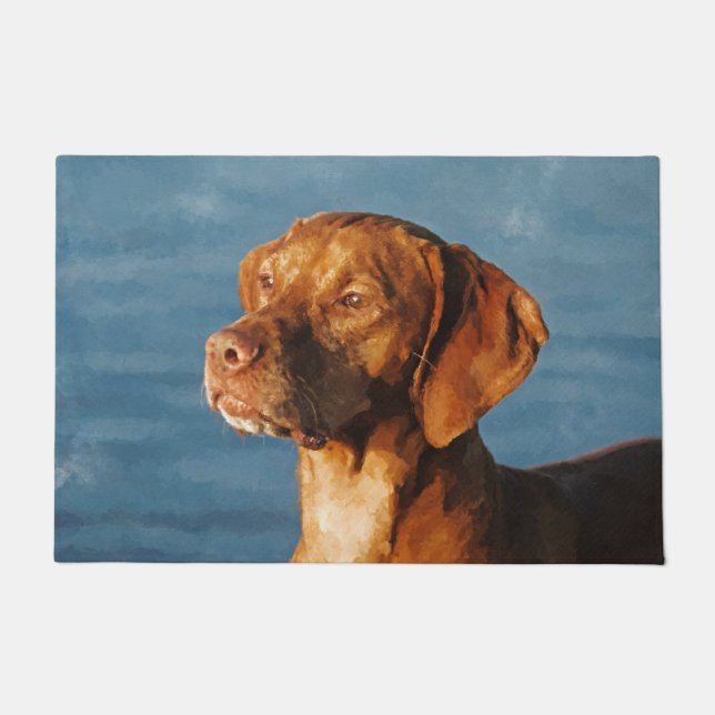 Vizsla dog - Hungarian hound Doormat (Front)