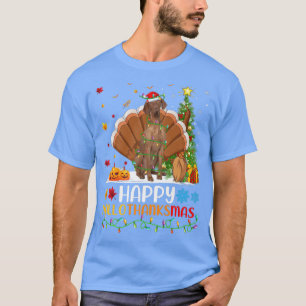 Vizsla Dog Lover Funny Happy Vizsla HelloThanksMas T-Shirt