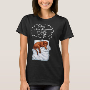 Vizsla Dog Nightgown Pajama  T-Shirt