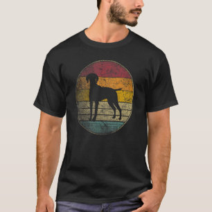 Vizsla Dog Pet Vintage Distressed Retro Style 70s T-Shirt