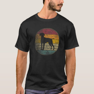 Vizsla Dog Pet Vintage Distressed Retro Style 70S T-Shirt