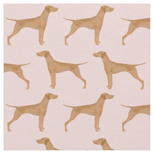 vizsla dog pink fabric