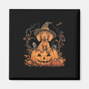 Vizsla Dog Pumpkin Halloween Thanksgiving Magnet