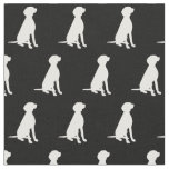 Vizsla Dog Silhouette Pet Fabric