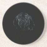 Vizsla Drink Coaster<br><div class="desc">Vizsla Dog Drawing</div>
