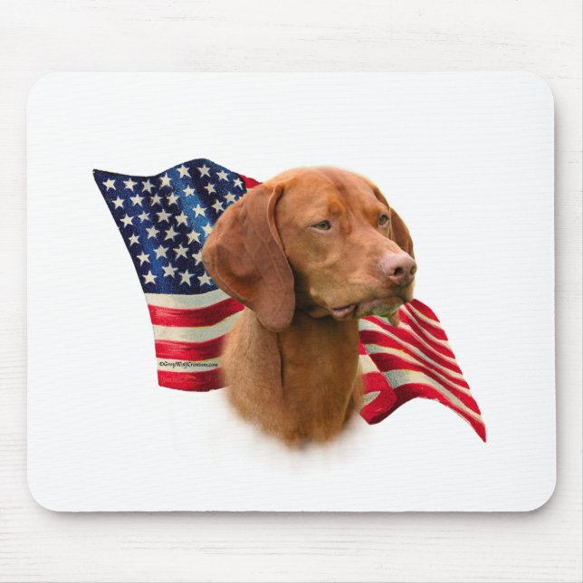 Vizsla Flag Mouse Pad (Front)