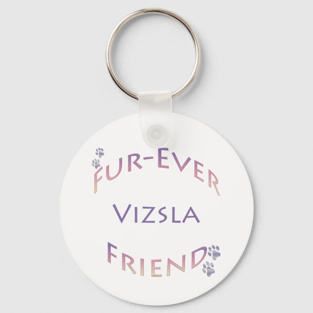 Vizsla Furever Friend Keychain (Front)