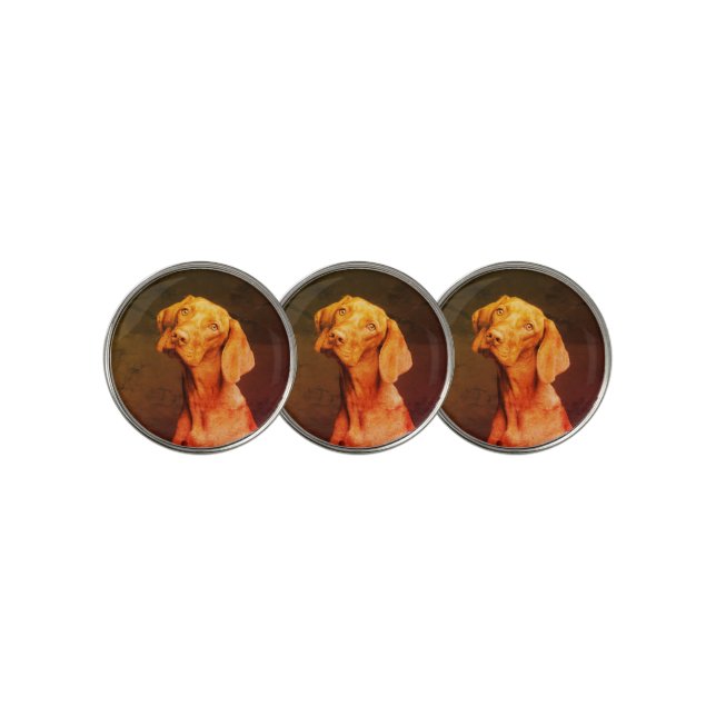 Vizsla Golf Ball Marker (3 Up)