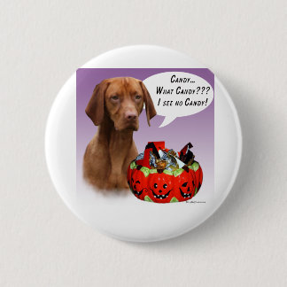 Vizsla Halloween Candy Button