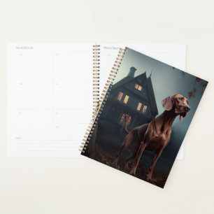 Vizsla Halloween Scary Planner