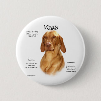 Vizsla History Design Button