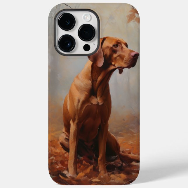 Vizsla in Autumn Leaves Fall Inspire Case-Mate iPhone Case (Back)