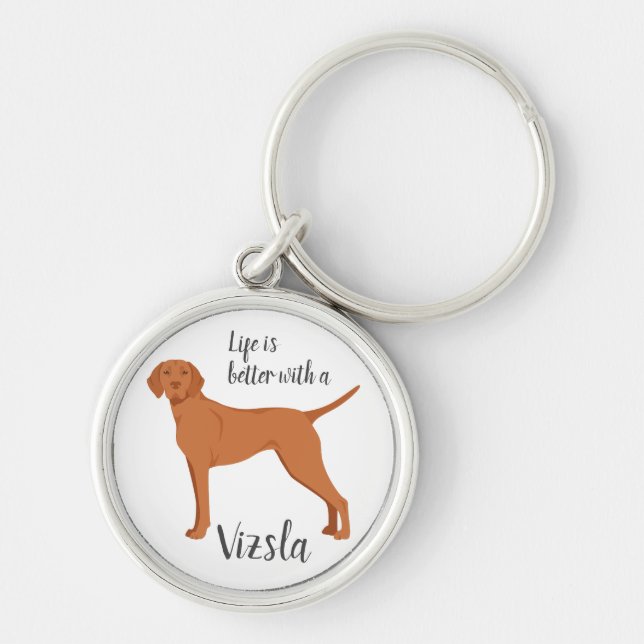 Vizsla Keychain (Front)