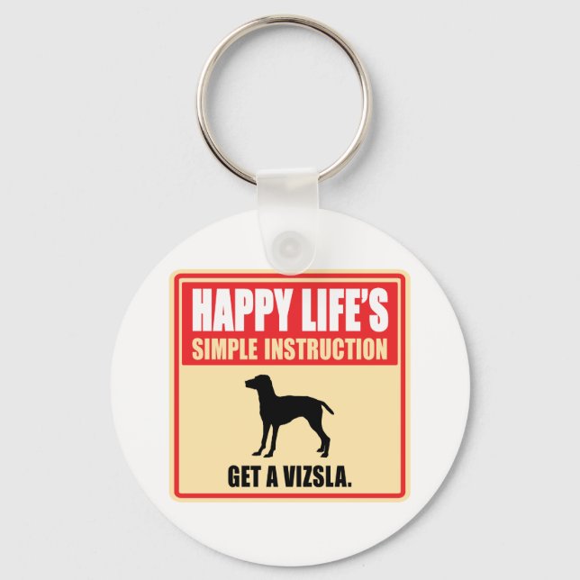 Vizsla Keychain (Front)