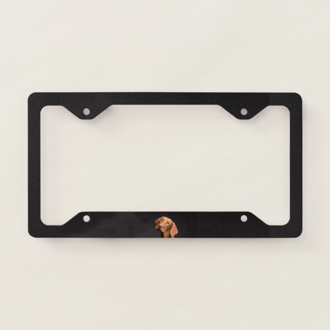 Vizsla License Plate Frame (Front)