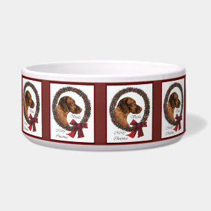Vizsla Lovers Christmas Bowl