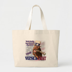 VIZSLA Lovers Gifts Large Tote Bag