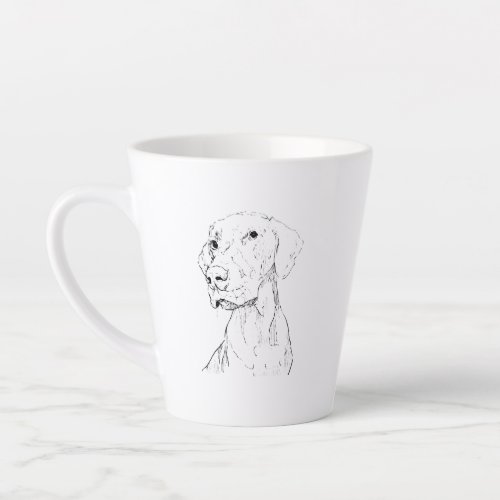 Vizsla Minimalist Ink Dog Coffee Mug